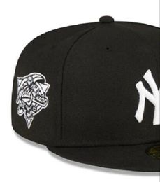 2023 heren honkbal gemonteerd hoeden Sox la als klassieke rode zwarte kleur hiphop New York Sport volledig gesloten design caps chapeau 05 Stitch Heart "-serie" "Love Hustle Flowers