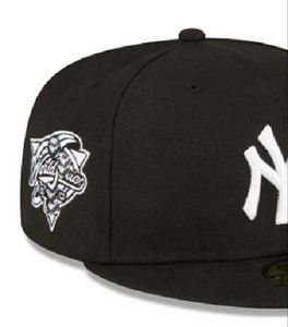 2023 heren honkbal gemonteerd hoeden Sox la als klassieke rode zwarte kleur hiphop New York Sport volledig gesloten design caps chapeau 05 Stitch Heart 