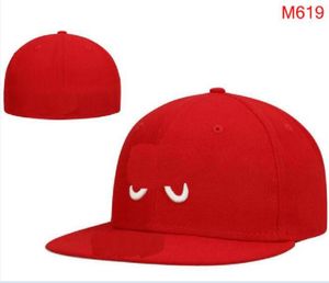 2023 Chapeaux ajustés de baseball masculin Sox NY Classic Red Black Color Hip Hop Atlanta Sport Full Fermer Design Caps Chapeau 05 Stitch Heart 
