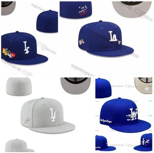 2024 Casquettes de baseball pour hommes Casquettes d'été Royal Blue Letter Bone Hommes Femmes Couleur noire Toutes les 32 équipes Casual Sport Chapeaux plats ajustés 