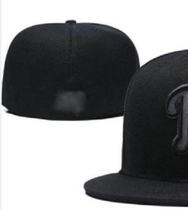 2023 Béisbol para hombres Gorras cerradas completas Verano Azul marino Letra Hueso Hombres Mujeres Color negro Todos los 32 equipos Deporte casual Sombreros ajustados planos 