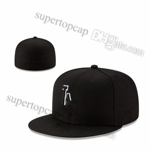 2023 Casquettes de baseball entièrement fermées pour hommes Été Bleu marine Lettre Bone Hommes Femmes Couleur noire Toutes les 32 équipes Casual Sport Flat Fitted hats 