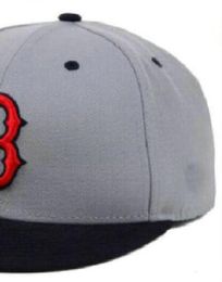 2023 Boston Baseball Fitted Caps NY LA SOX B lettre gorras pour hommes femmes mode hip hop os chapeau été soleil casquette Snapback A8