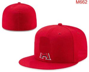 2023 Men's Classic Black Color Los Angeles Flat Peak Series Hart Volledig Size A gesloten caps Fashion Hip Hop Baseball Sport