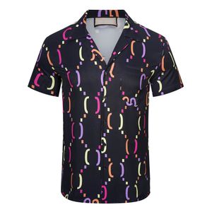 2023 hommes designer chemise décontractée respirant été nouveau sport business party imprimé lettre chemise hommes marque de mode chemise à manches courtes chemise M-3XL