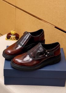 2023 hommes Designer plate-forme Oxfords loisirs mode chaussures plates messieurs marque fête affaires robe chaussures en cuir véritable sans lacet mocassins taille 38-45