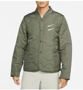 Veste en duvet de coton pour hommes, col montant, coupe-vent, chaude, parka d'extérieur, décontractée, Logo brodé, vêtements d'extérieur, 2023