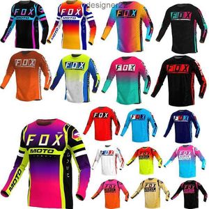 2023 Heren Downhill Jerseys Mountainbike Mtb Shirts Offroad Dh Motorcycle Jersey Motocross Sportwear Kleding Hpit Fox