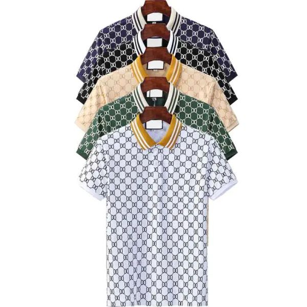 2023 Mode pour hommes Polo été vêtements pour hommes Chemise de luxe italien T-shirts pour hommes à manches courtes Mode Casual T-shirt d'été pour hommes Différentes couleurs disponibles Taille M-3XL