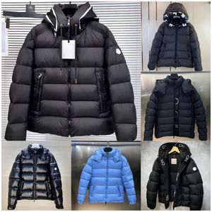 MONclair Klassieke Parka's Heren Mode Pufferjassen TOP Luxe Designer Donsjack Parka Man Epauletten Trend Winter Warme Katoenen Jassen Outdoor Uitloper Jassen z2