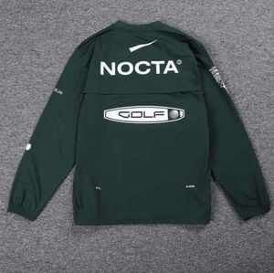 2023 Sweats à capuche pour hommes Version américaine Nocta Golf Co Branded Draw Respirant Séchage rapide Sports de loisirs T-shirt à manches longues Col rond Été 995ess