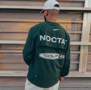 2023 heren Hoodies Us-versie NOCTA Golf Co Branded Draw ademende snel drogende vrijetijdssport T-shirt Lange mouw Round High End Design 64es