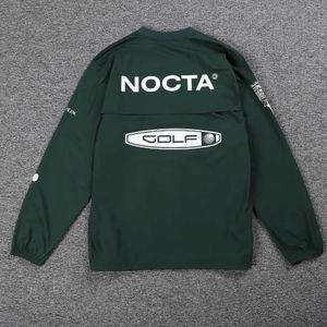 2023 Sweats à capuche pour hommes Version américaine Nocta Golf Co Branded Draw Respirant Séchage rapide Loisirs Sports T-shirt à manches longues Col rond Été 491