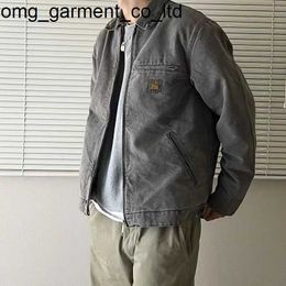 2023 Herenjacks Werkkleding Modemerk Carhart canvas wasbaar Detroit Jacket American Style Workwear Label Mens Jens jas