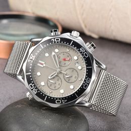 2023 heren luxe Haima-serie quartz horloge topontwerper hoge kwaliteit mode casual 6-pins reistijd multifunctionele kalender waterdichte horlogeband