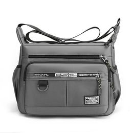 2023 Мужская сумка-мессенджер сумки через плечо мужские маленькие слинг-пакеты для работы деловые водонепроницаемые сумки-оксфорды сумка-кошелек 240104