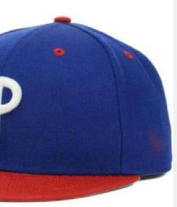 2023 Philadelphia Baseball Fitted Caps NY LA SOX P lettre gorras pour hommes femmes mode hip hop os chapeau été soleil casquette Snapback A0