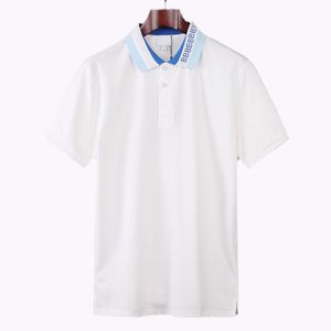 2023 Polo shirt voor herenpolo's T -shirt t -shirt T -stukken borduurwerk korte mouwen shirts voor mannen t -shirts ontwerper poloshirts zomer reversknop vrije tijd