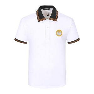 2023 polos para hombre, gran oferta, camisa de diseño de lujo para hombre, camisa de algodón de manga corta con cuello vuelto para verano, Top para hombre