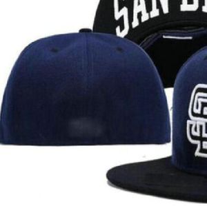 2023 Heren San Diego Baseball Fitted Caps NY LA SOX SD letter gorras voor mannen vrouwen mode hiphop bot hoed zomer zon Sport Maat pet Snapback A4