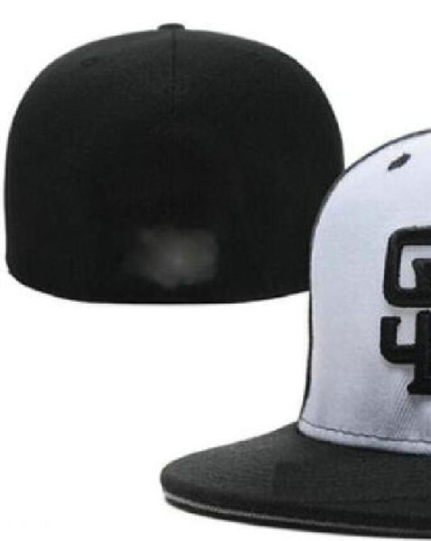 2023 Hommes San Diego Baseball Fitted Caps NY LA SOX SD lettre gorras pour hommes femmes mode hip hop os chapeau été soleil Sports Taille casquette Snapback
