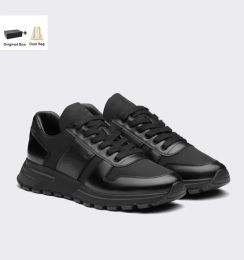 2023 Chaussures masculines Top Design Chaussures Sports Brackshed Le cuir en cuir en cuir en cuir en cuir en cuir Nylon Runner Runner Outdoor EU38-43 Cool