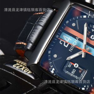 2023 Vierkant NIRICHA-horloge met quartz-transparante onderkant voor heren
