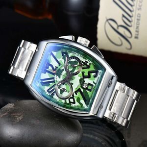 2023 Vaxe masculine inoxydable All Steel à 5 broches Wartz multifonctionnel Watch multifonctionnel Sport Match Sport Watch Watch Watch Electronic