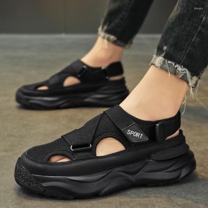 2023 sandalias de verano para hombres prendas de vestir para conducir suela gruesa antideslizante Baotou deportes zapatillas de playa zapatos para hombres