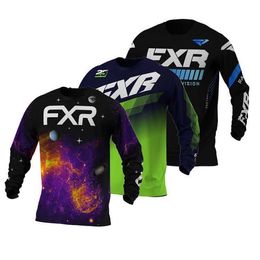 T-shirts pour hommes Fox Downhill Mountain Moto Course tout-terrain Cyclisme Veste à manches longues 2023