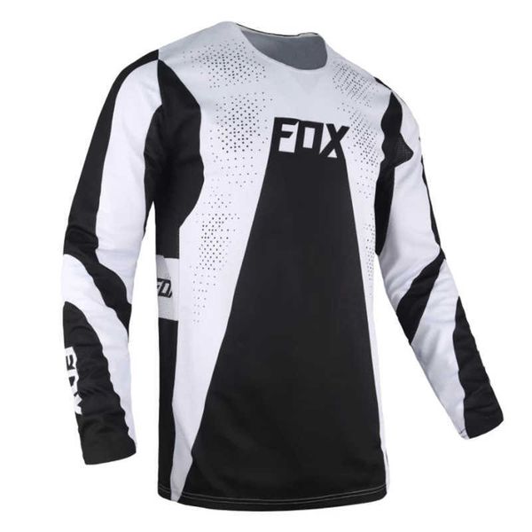 T-shirts Fox pour hommes, séchage rapide, respirant, uniforme de vélo de montagne, sweat-shirt d'extérieur, été 2023