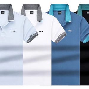 Designer Polo Tshirt Casual Print Classic Polo Tshirt Solid Brepwable Tshirt Slim Fit Short à manches mâles T-shirts Men's T-shirts 3D LETTRES TOPS COMPECT