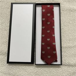 2023 Heren Tie mode BUW Tie Brand Garen-geverfde stropdassen Retro Brand Tie Herenfeest Casual nekbanden met doos