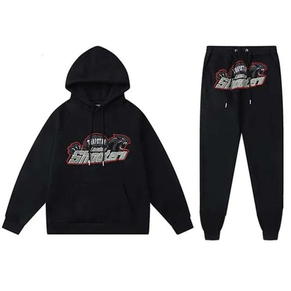 2023 Survêtements pour hommes Hommes Vêtements Survêtement Set Trap Star Shooter Sportswear Sweat à capuche Pantalon 2 pièces Costume Mode Hip Hop Streetwear Marque 688ss