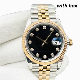 2023 Heren Watch Designer Watch Automatisch mechanisch horloge All Gold Design Small Plaat kan Sapphire 31/36/41mm Luxury Business Leisure Watch gebruiken