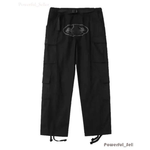 2023 Pantalones cargo Y2k para hombre Cortiez Harajuku Hip Hop estampado monos con múltiples bolsillos Hip Hop Punk Rock pantalones de pierna ancha Cortez ropa de calle de gran tamaño Fs88 3998