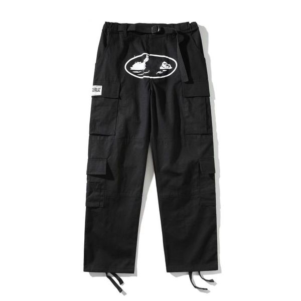 2023 Pantalones cargo Y2k para hombre Cortiez Sportsuit Harajuku Hip Hop Print Multi Pocket Monos Hip Hop Punk Rock Pierna ancha Corteize Sudadera Ropa de calle de gran tamaño X17