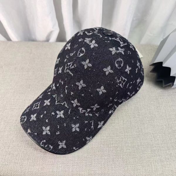 2023 gorras de béisbol para hombres Sombrero de diseñador de verano Moda de alta calidad Lengua de pato Nuevo Alfabeto de mezclilla Sombrero de pelota de lujo para mujeres Marca para hombres y mujeres al por mayor