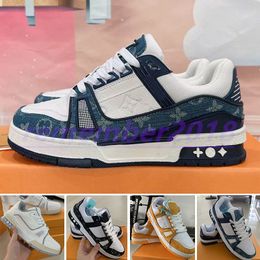 2023 Mannen Sneakers Virgil Trainer Loopschoenen Zwart Wit Roze Casual Mode Lage Schoen Platform Leer Designer Rubber Outdoor Wandelen Eur 36-45 R724