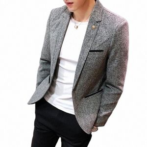 2023 Mannen Jasje Casual Blazers Mannen Formele Jas Populaire Ontwerp Mannen Dr Pak Jassen Busin Heren Blazer Plus Size s-4XL 21BC #