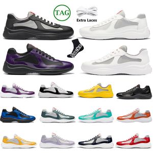 2023 hommes top marque amériques coupe baskets designer hommes cuir de veau bleu noir blanc rouge sport tissu technique semelle légère nouvelles chaussures de marche décontractées pour hommes