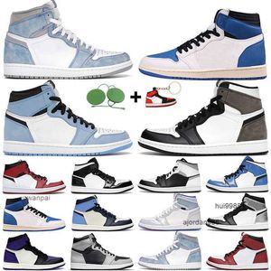 2023 Men Dames basketbalschoenen 1S High OG 1 Electro Orange Shadow 2.0 Hyper Royal Chicago Militaire Blue Game Mens Trainers Sports sneakers Jordon Jordab