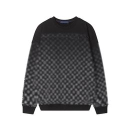 2023 Hommes Femmes Designer Sweatshirt Paris Gradient Lettre Sweats à capuche Motif d'impression Pull Noir Blanc XS-L