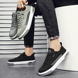 2023 hommes femmes chaussures de course vert noir gris augmenter confortable hommes formateurs baskets d'extérieur taille 39-44 color45
