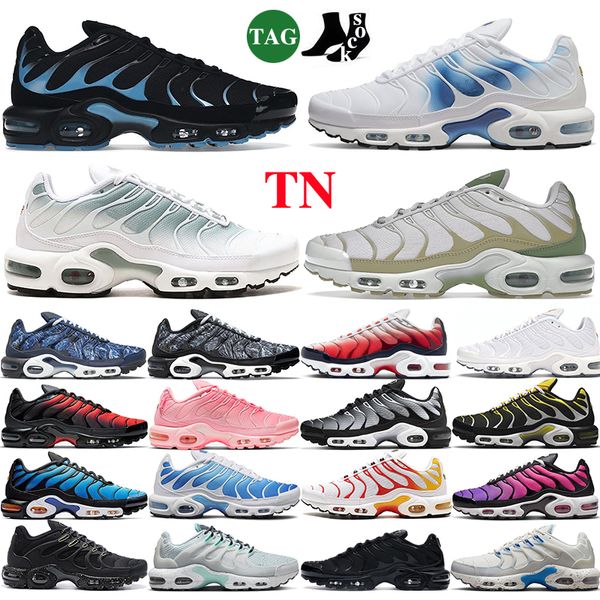 2023 hommes femmes chaussures de course tn utility plus tns terrascape clean blanc tn atlanta tn berlin baltique bleu coup de soleil triple noir réfléchissant blanc Mica Gree baskets pour hommes