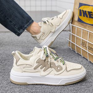 2023 MEN MEN DRUIDEN Schoenen Wit Zwart Wit Green Verhoog comfortabele herentrainers Outdoor Sneakers Maat 39-44 Color36