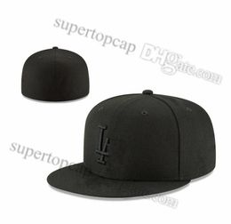 2023 Men039S Baseball Volledig gesloten caps Zomer Navy Blue Letter Bone Men Women Black Color All 32 Teams Casual Sport Flat Fited5075345