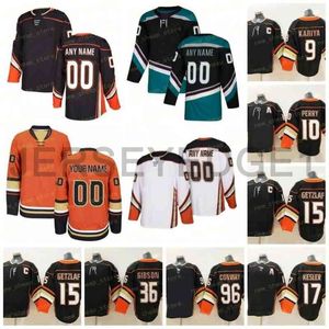 2023 Heren 15 Ryan Getzlaf Hockeyshirts 4 Cam Fowler 36 John Gibson Zwart 9 Paul Kariya 8 Teemu Selanne 17 Ryan Kesler 10 Corey Perry 96 Charlie Conway Groene Jersey