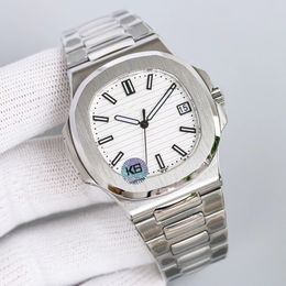 2023 Hombres Mujeres Relojes de pulsera mecánicos automáticos Relojes de diseño Alta calidad 42 mm Nautilus Boutique Correa de acero Relojes de diseño para hombres Reloj al por mayor de regalo