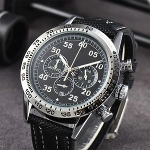 2023 Heren Automatisch Quartz Horloge 50 Mm Stof Band Blauw Zwart Saffier Horloges Super Lichtgevende Montre De Luxe